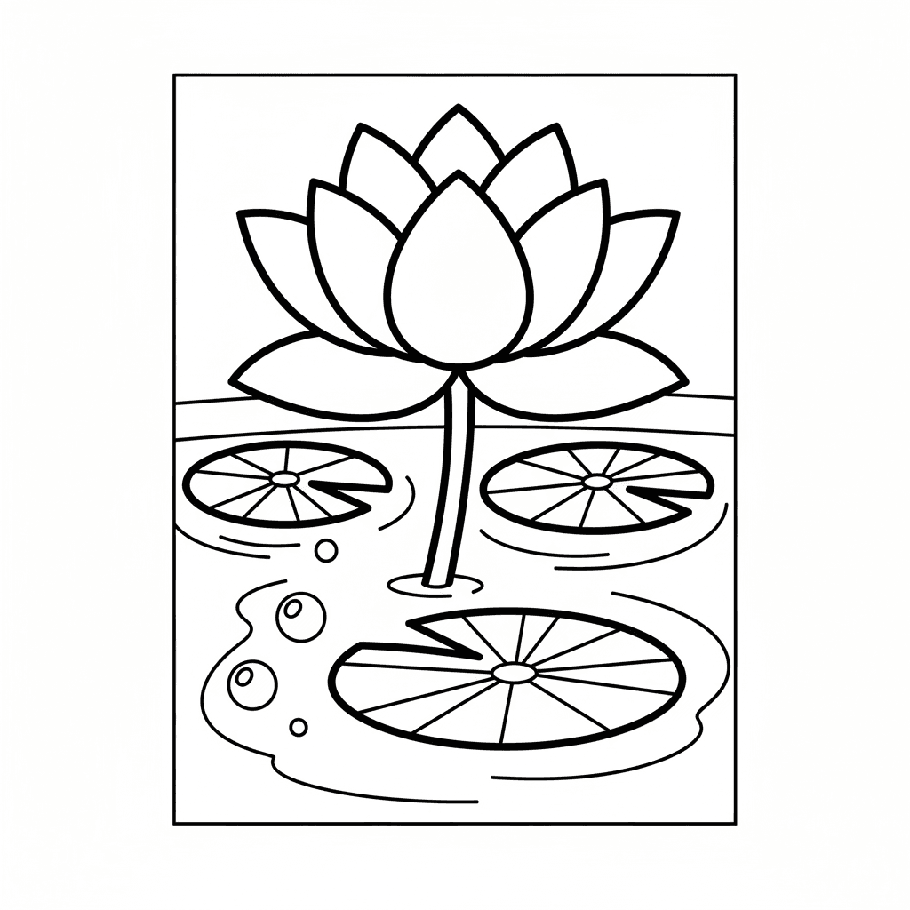 A lotus flower
