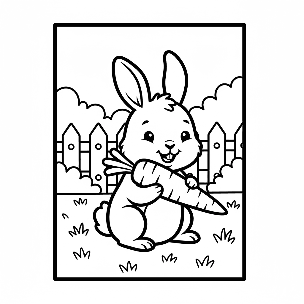 Cute bunny with floppy ears sitting in grass with flowers